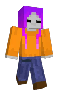 Front of Allka's skin