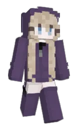 mulled wine and wisp pink Minecraft skin — Classic model