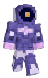 JustKassie's Minecraft skin wearing the Pan cape