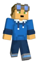 koromiko and denim Minecraft skin — Classic model — first worn by PencilGames