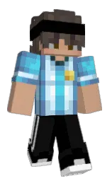 black and tan Minecraft skin — Classic model