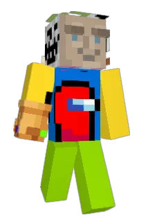860s Minecraft avatar full body