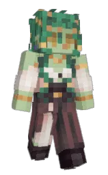 emperor and coriander Minecraft skin — Slim model — first worn by Gerugry