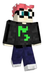 SerdST's Minecraft skin wearing the Cherry Blossom cape