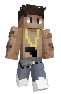 Front of Yonug's skin