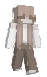 Auerie's Minecraft skin wearing the Pan cape