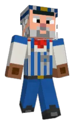 Vupert's Minecraft skin wearing the Migrator cape