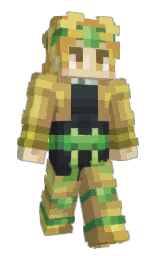 Rizeezz's Minecraft skin wearing the Pan cape
