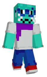 Elioze's Minecraft skin wearing the Twisted cape
