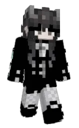 black and mine shaft Minecraft skin — Slim model — first worn by LooteralGremlin