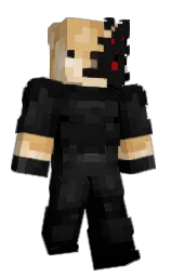 cod gray and black Minecraft skin — Classic model