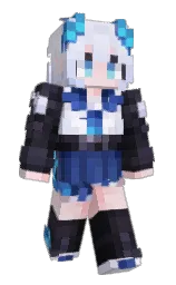 PrwanSN's Minecraft skin wearing the Copper cape