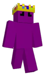 fresh eggplant and buddha gold Minecraft skin — Classic model