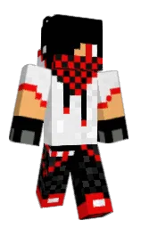 black and gallery Minecraft skin — Classic model