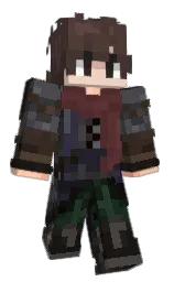 m4lapo's Minecraft skin wearing the 15th Anniversary cape