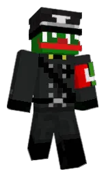 outer space and black Minecraft skin — Classic model