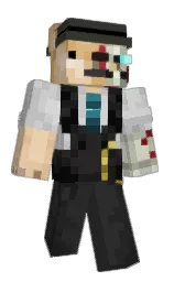mine shaft and silver Minecraft skin — Classic model — first worn by TheAntek