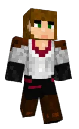 Kikerchan's Minecraft skin wearing the Migrator cape