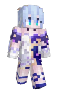 Front of Yvelto's skin
