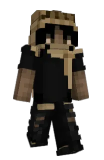 Front of Akuze's skin