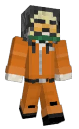 hot cinnamon and orange roughy Minecraft skin — Classic model — first worn by SoftyLove