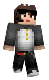 white and cod gray Minecraft skin — Classic model