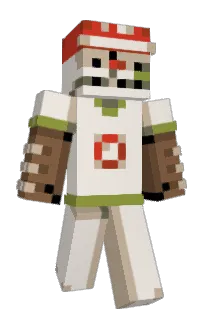 Front of Alganaut's skin