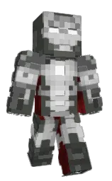 lunar green and aubergine Minecraft skin — Classic model — first worn by Thtgremlin