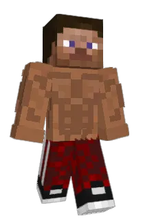 Front of Gerik's skin