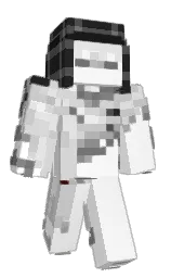 white and mercury Minecraft skin — Slim model