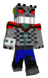 Lessombreslames's Minecraft skin wearing the Mojang Office cape