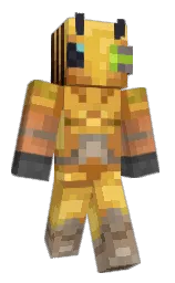 Puppe10's Minecraft skin wearing the Migrator cape