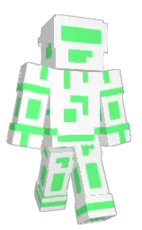 Raogs's Minecraft skin wearing the Purple Heart cape