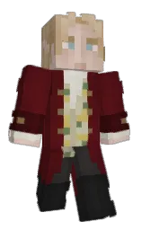 heath and black Minecraft skin — Classic model — first worn by Sniper5k