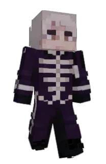 Front of Saika's skin