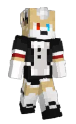 cod gray and gold sand Minecraft skin — Slim model — first worn by DiziFenek