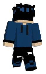 black and downriver Minecraft skin — Classic model