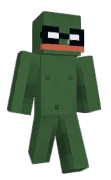 tom thumb and green kelp Minecraft skin — Classic model — first worn by Hugordo69
