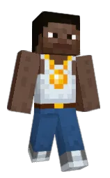 TheezHands's Minecraft skin wearing the Vanilla cape