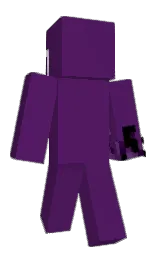 black and white Minecraft skin — Classic model — first worn by naomsiez
