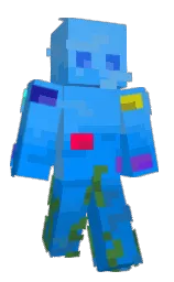 dodger blue and azure radiance Minecraft skin — Classic model — first worn by sheepxx123
