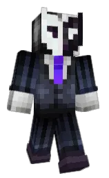 bright gray and bleached cedar Minecraft skin — Classic model