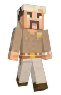 Front of Djimon's skin