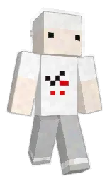 white and serenade Minecraft skin — Classic model — first worn by fouraky
