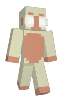 Front of Eggums's skin