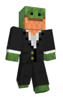 Front of Pleag's skin