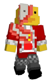 Front of Healedblade's skin