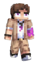 JustListy's Minecraft skin wearing the 15th Anniversary cape
