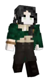 bottle green and mine shaft Minecraft skin — Slim model — first worn by Valderwald