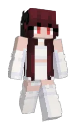 vista white and beauty bush Minecraft skin — Slim model — first worn by SweetRevenge___